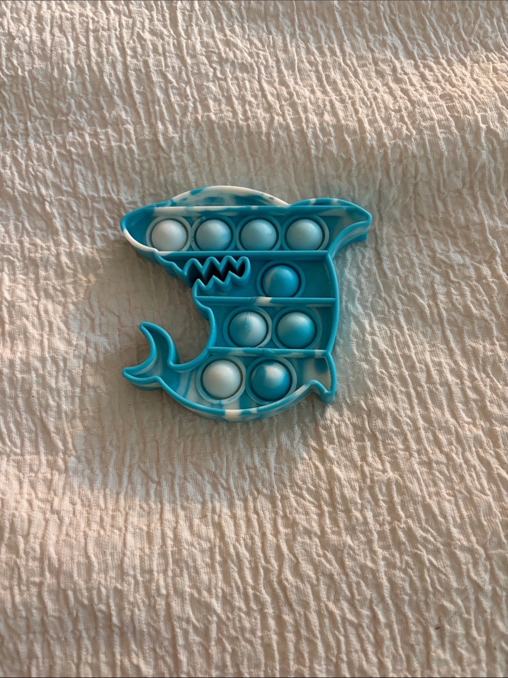 Blue Shark Pop Bubble Fidget Toy - Stress Relief for Pets Fish Lovers
